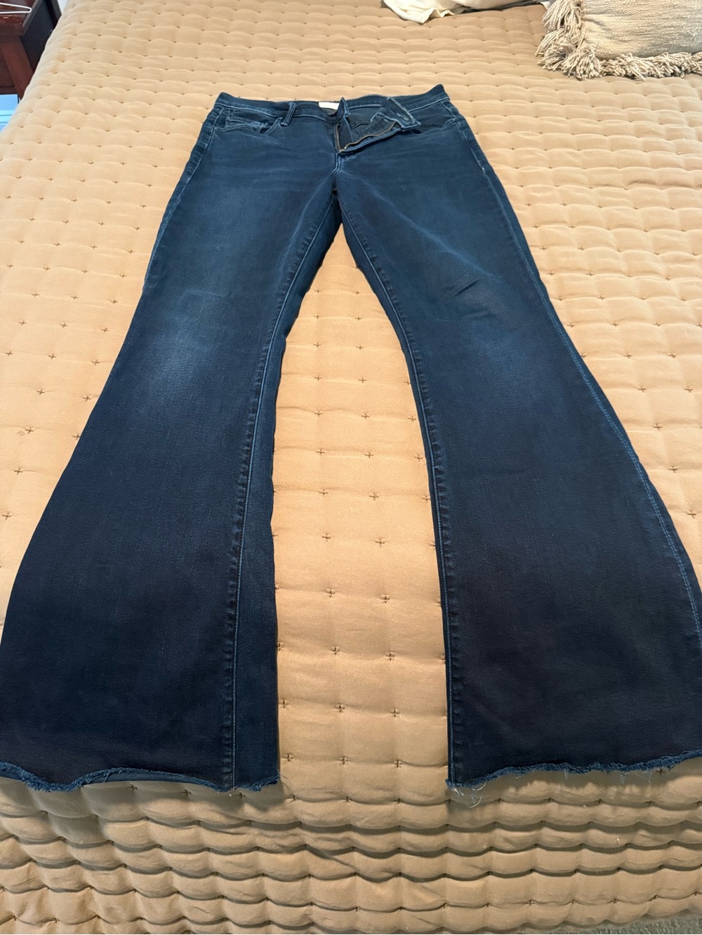 MOTHER Dark Blue Flare Jeans